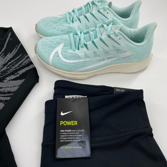 Nike Power Epic Run ’Black’ Tight Fit Running Leggings Woman’s Size Small - Picture 4 of 6